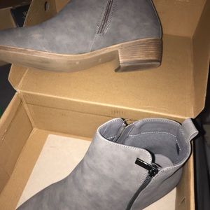 New suede ankle boots
